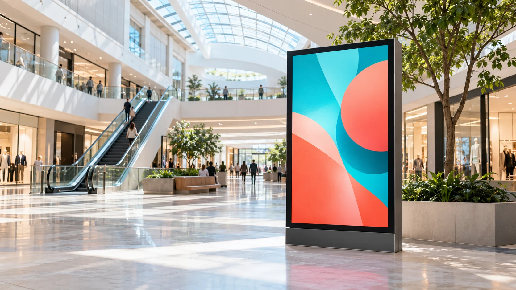 Illustrative outdoor & digital media concept